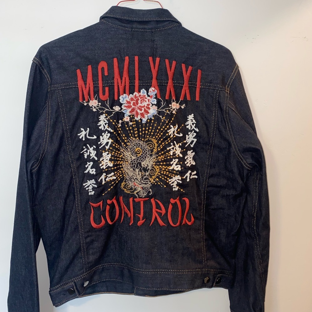 Men’s Guess Stitched Jean Jacket